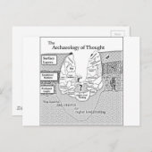 Archäologie Postkarte (Vorne/Hinten)