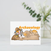 Archäologie Postkarte (Stehend Vorderseite)