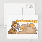Archäologie Postkarte (Vorne/Hinten)