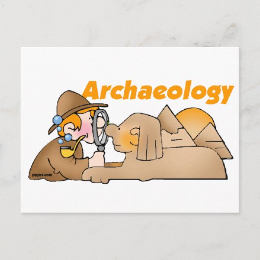 Archäologie Postkarte (Vorderseite)