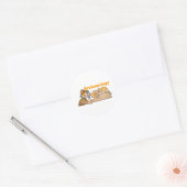 Archäologie Runder Aufkleber (Umschlag)