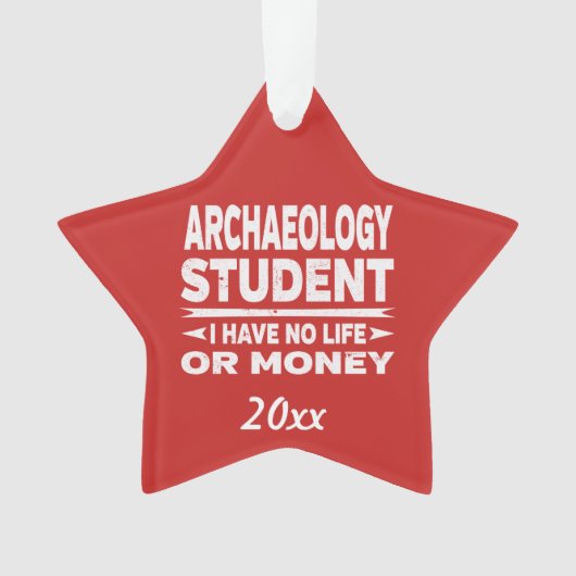 Archäologie Student No Life oder Money Ornament (Vorderseite)