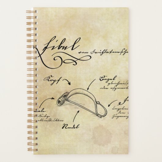 Archäologie Vintage Fibel Eisenzei Planer (Vorderseite)