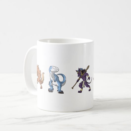 Archäologie-Weg-Tasse Kaffeetasse (Vorderseite Links)