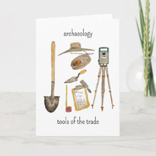Archäologie-Werkzeugkarte Karte