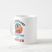 Archäologie wie Geschichte, aber dreckiger Retro-S Kaffeetasse (Vorderseite Links)