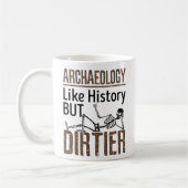 Archäologie wie Geschichte, aber schmutziger Kaffeetasse (Links)