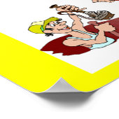 Archäologie-Witz Poster (Ecke)