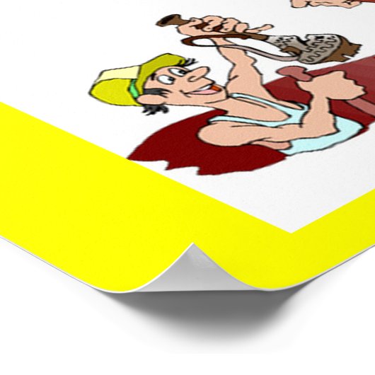 Archäologie-Witz Poster (Ecke)