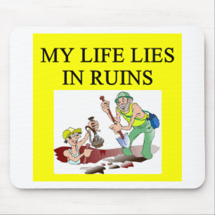 Archäologiewitz Mousepad