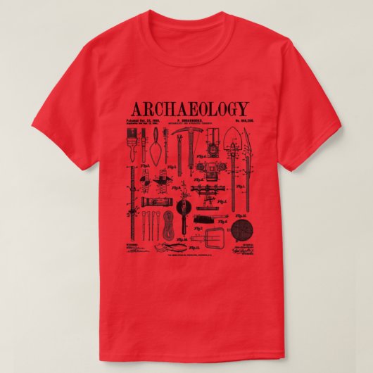Archäologin Archäologie Student Field Kit Vintag T-Shirt (Design vorne)