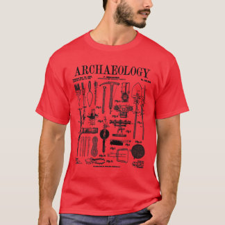 Archäologin Archäologie Student Field Kit Vintag T-Shirt