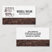 Archäologin Findings Visitenkarte (Vorne/Hinten)