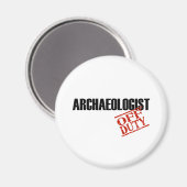 Archäologin Light Magnet (Vorderseite/Rückseite)