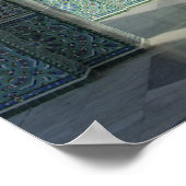 Archäologische Galerie bei der Hassan II Moschee,  Poster (Ecke)