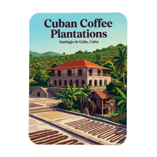 Archäologische Landschaft der ersten Kaffeepflanze Magnet