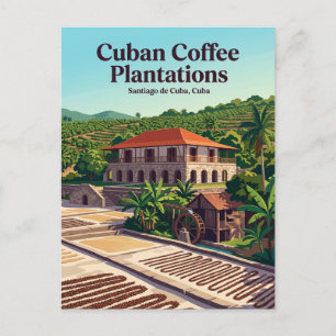 Archäologische Landschaft der ersten Kaffeepflanze Postkarte