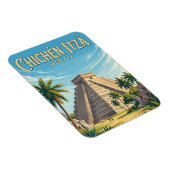 Archäologische Stätte Chichén Itzá Mexiko Magnet (Rechte Seite)