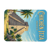 Archäologische Stätte Chichén Itzá Mexiko Magnet (Horizontal)