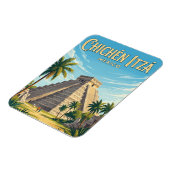Archäologische Stätte Chichén Itzá Mexiko Magnet (Linke Seite)