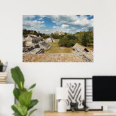 Archäologische Stätte Ek-Balam Poster (Heimbüro)