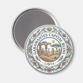 Archäologische Stätte Germa (Garama) Libyen Magnet (Vorderseite/Rückseite)