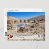 Archäologische Stätten von Bat, Al-Khutm und Al-Ay Postkarte (Vorne/Hinten)