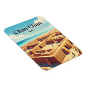 Archäologische Zone Chan Chan Peru Magnet (Rechte Seite)