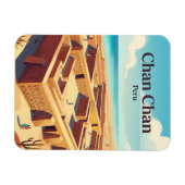 Archäologische Zone Chan Chan Peru Magnet (Horizontal)