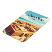 Archäologische Zone Chan Chan Peru Magnet (Linke Seite)