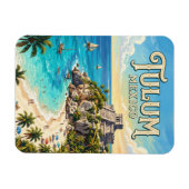 Archäologische Zone von Tulum Mexiko Magnet (Horizontal)
