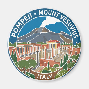 Archäologischer Park Pompeji Italien Magnet