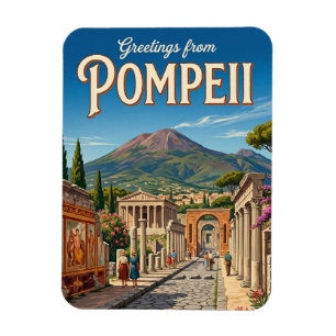 Archäologischer Park Pompeji Italien Magnet