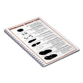 Archäologisches Coprolite schreibt Notizbuch Notizblock (Rechte Seite)