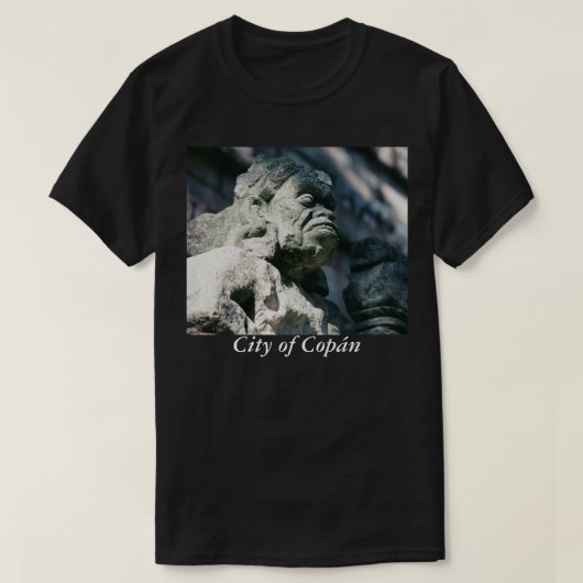 Archäologisches Foto Copan Honduras T-Shirt (Design vorne)
