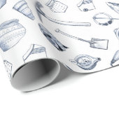 Archäologisches Fragment-Packpapier Geschenkpapier (Rolleneckpunkt)