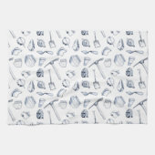 Archäologisches Fragment-Tee-Tuch Geschirrtuch (Horizontal)