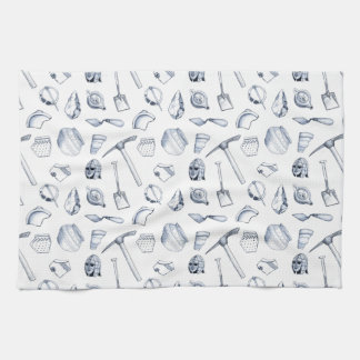 Archäologisches Fragment-Tee-Tuch Geschirrtuch