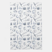 Archäologisches Fragment-Tee-Tuch Geschirrtuch (Vertikal)