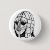 Archäologisches Fragmente Sutton Hoo Button (Vorderseite)