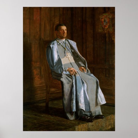 Archbisho Falconio - Thomas Eakins Fine Art Poster (Vorne)