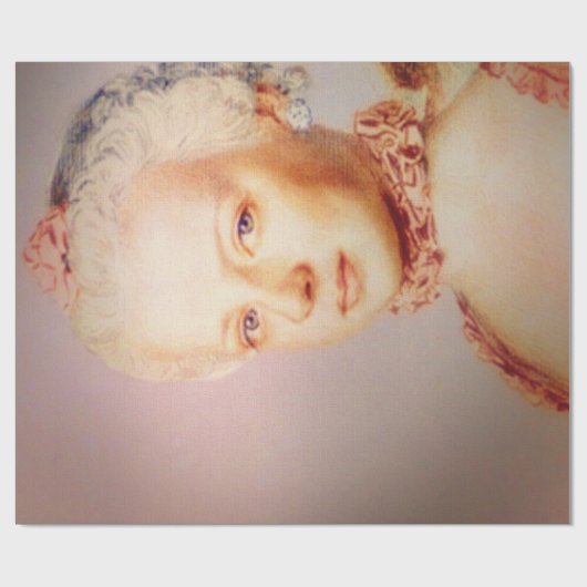 Archduchess-französisches Barock Geschenkpapier (Flach)