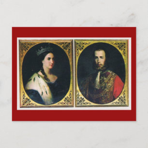 Archduke Maximilian & Charlotte von Österreich #01 Postkarte