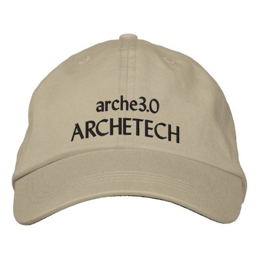 arche3.0 - Archetech Hat Bestickte Kappe (Vorderseite)