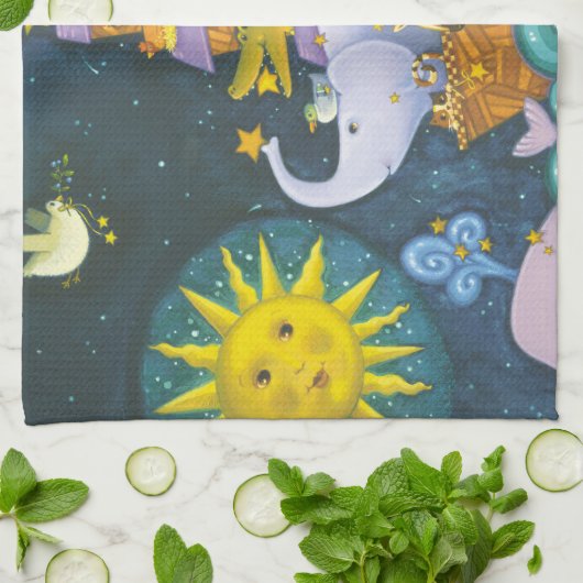 Arche nachts handtuch (Gefaltet)