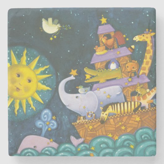 Arche nachts steinuntersetzer (Vorderseite)