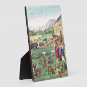 Arche Noah mit Tieren Fotoplatte (Seite)