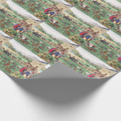 Arche Noah mit Tieren Geschenkpapier (Ecke)