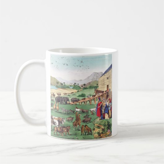 Arche Noah mit Tieren Kaffeetasse (Links)