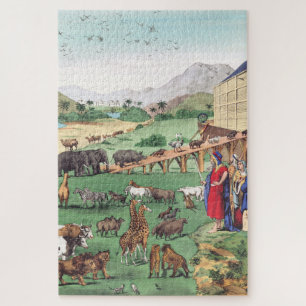 Arche Noah mit Tieren Puzzle